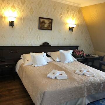 Фото номера Двухместный номер с 1 кроватью Отель Oławian Hotel г. Олава 3